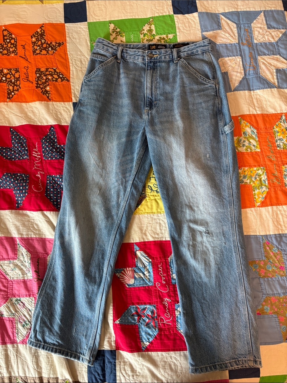 Lee Denim Carpenter Jeans - Light Blue Wash